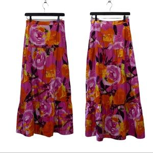 Trina Turk Floral Maxi Skirt-size 0